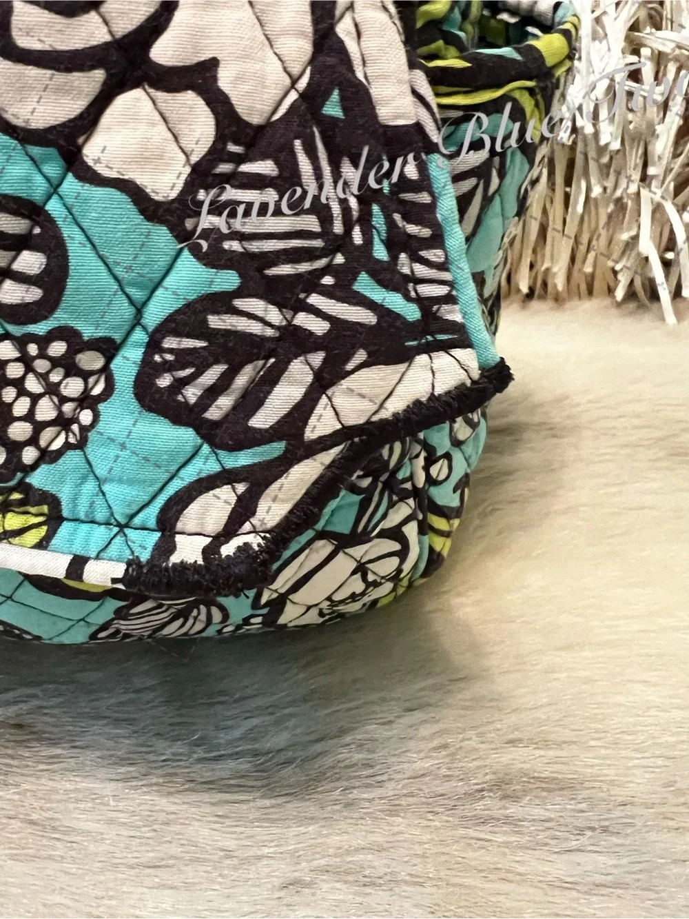 VERA BRADLEY Island Blooms 2012 Stroll Around Baby Diaper Bag Tote Turquoise